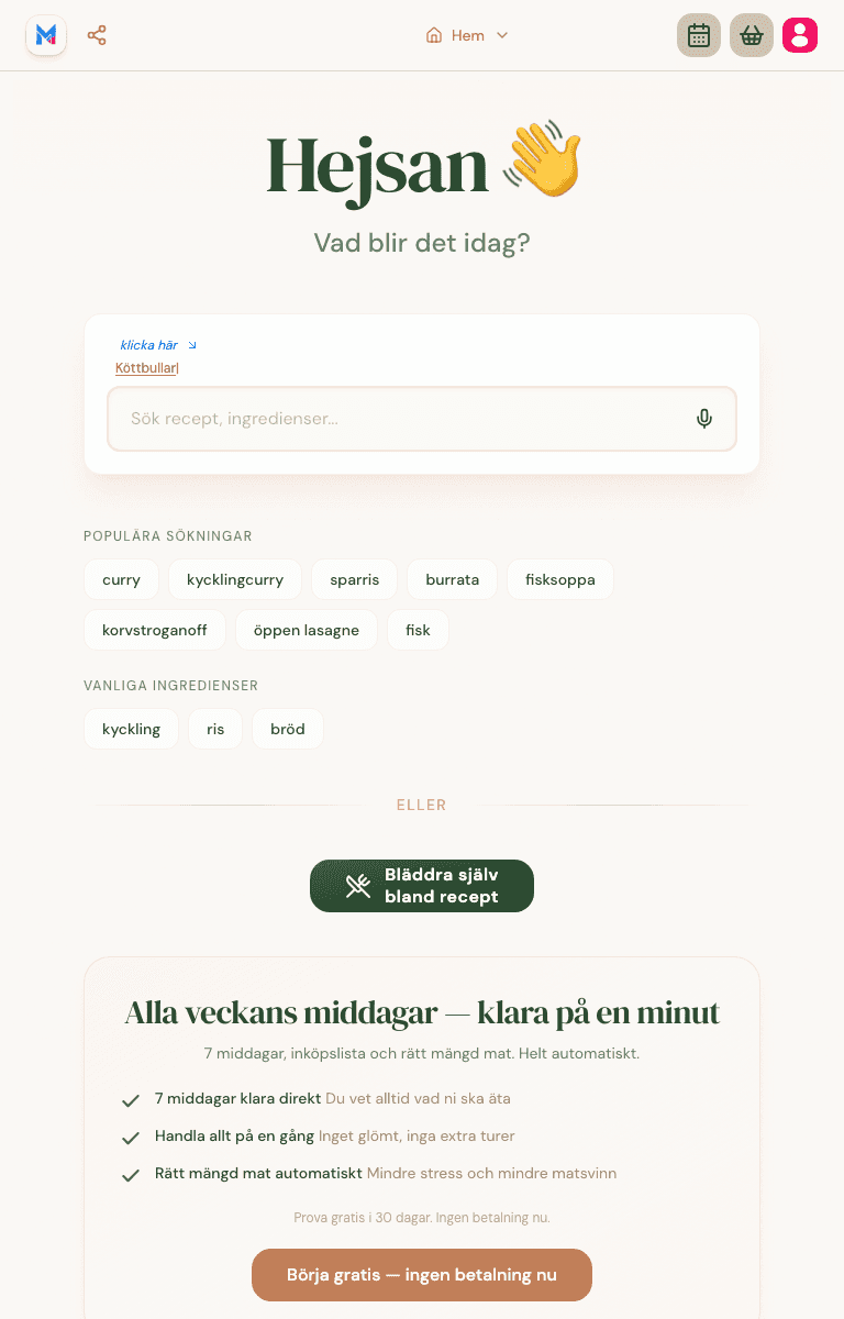 MealView — Smart meal planner